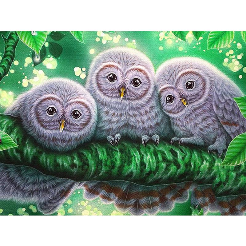 5d Алмазная вышивка Сова Мозаика Набор для вышивки крестом Круглая квадратная алмазная живопись Животное Новое поступление Стразы из бисера Ручная работа Хобби