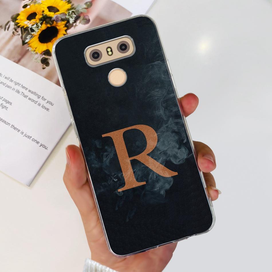 Чехол для телефона LG G6 Plus LG G6+ G 6 G6plus G600L G600K G600S H870 H871 Модный Чехол с Буквами Мягкий Силикон Прозрачный ТПУ Тонкая Задняя Крышка