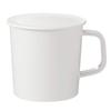 Кружка MUJI из полипропилена с крышкой 270 мл Белый Диаметр 8 см Высота 8 см