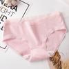 Panties Female Women's Mid Briefs Waist Pure Cotton Underwear Antibacterial Breathable Women's Cute Women's Triangle Panties Briefs Lingerie