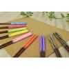 Aoba Chopsticks, Natural Wood, Candy Twist Pattern, Blue, 23cm