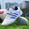 Football Shoes for Children, Boys and Girls, Primary and Secondary School Students, Velcro, Low-top Broken Nails, Anti-ski