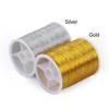 100 Metres New Crafts Handmade Sewing Machine Embroidery Thread Gold Wire Cross Stitch
