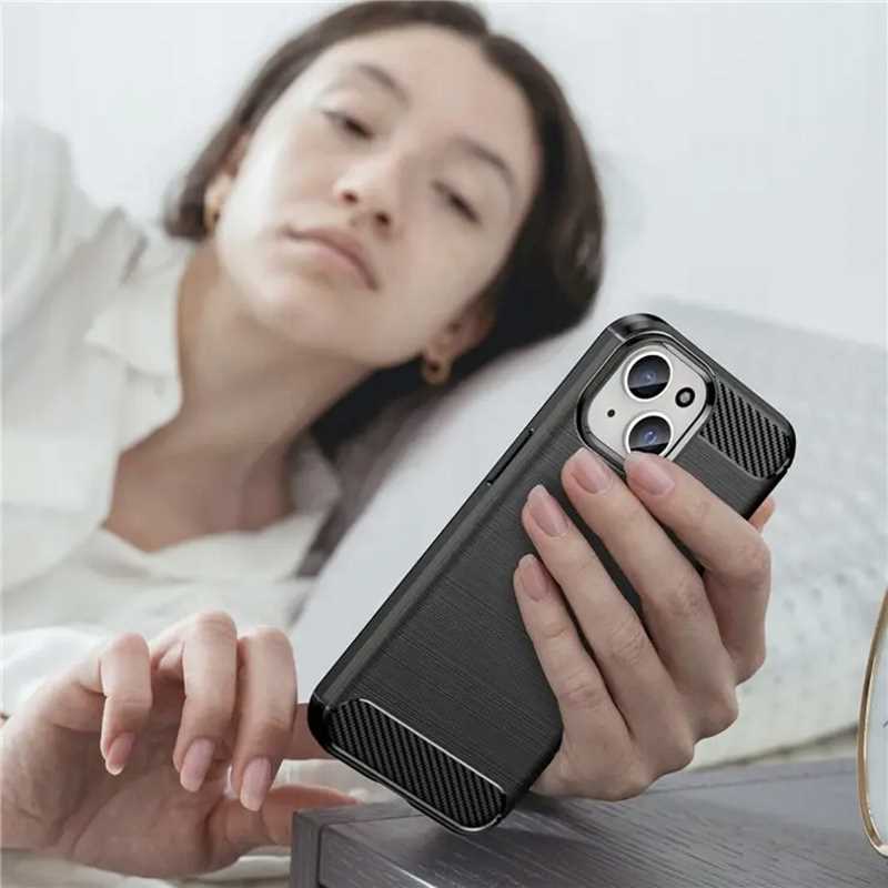 Spacecase Carbon Iphone 15 Black