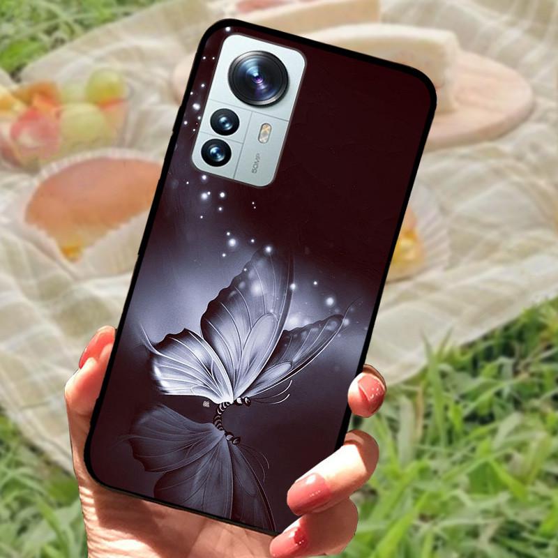 Для Xiaomi Mi 12 Чехол 12X 12S Мягкий Силикон Мультяшный Расписной Чехол для Телефона Для Xiaomi 12 Pro Чехол 12S PRO Ударопрочный Bumper