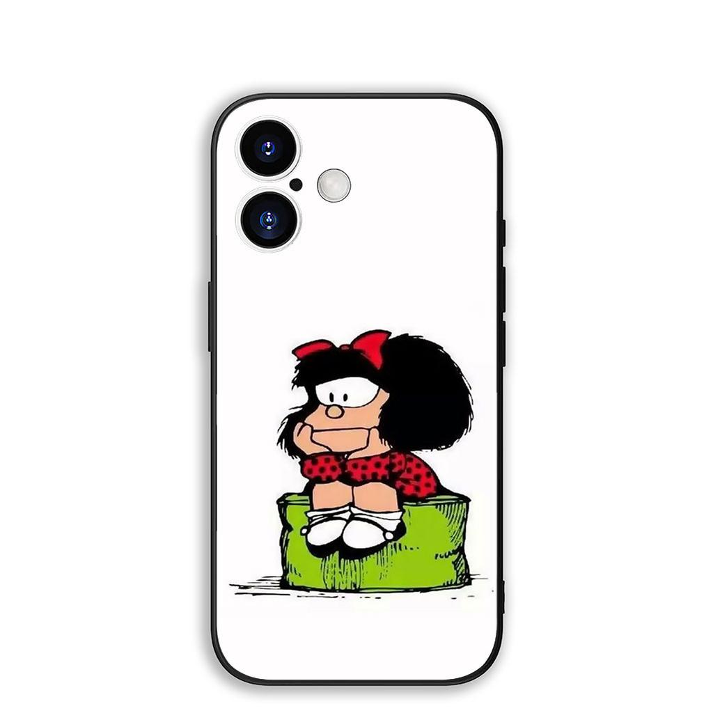 for Samsung Galaxy Note 20 Ultra 10 8 9 S10 Plus Lite S8 A70 A24 A25 S10E A21S A37 A57 A51 A7 Case Poster M-Mafaldas Cartoon