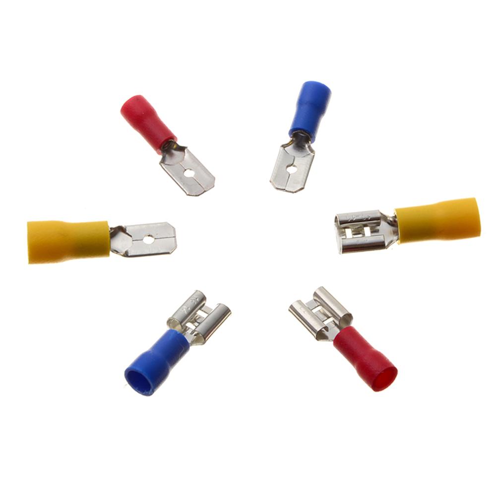 280 шт., различные изолированные электрические разъемы, обжимные клеммы для проводов с портативным ящиком для хранения