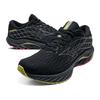 Mizuno Кроссовки Wave Inspire 20 Black Sunny Lime Unisex, серебристые J1GC246401