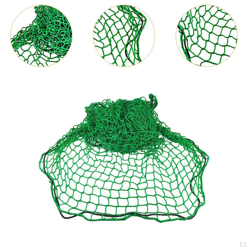 Cargo Net Mesh Organizer 86.61 X 118.11 Inch Green Nylon Trip Luggage Universal Heavy Duty for