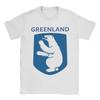 Мужская футболка с изображением полярного медведя Гренландии, политика, винтажная футболка из чистого хлопка, короткий рукав, футболка с круглым вырезом, подарок на день рождения