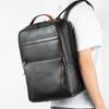 Men's Genuine Leather Backpack Large Capacity Multi-functional Business Travel Backpack Fashion First Layer Cowhide Bag