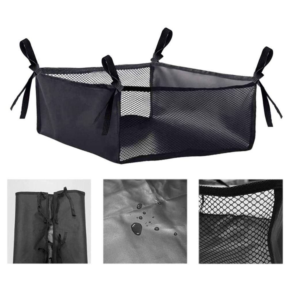 Portable Under Wheelchair Storage Bag Folding Under Table Storage Net for Outdoor