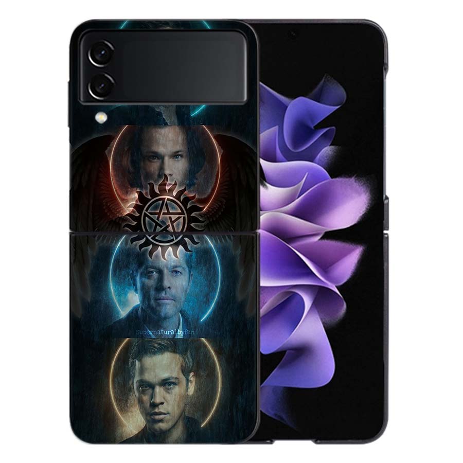 Babaite Чехол для телефона Supernatural SPN Дин и Сэм для Samsung Z Flip 6 7 5G Galaxy Z Flip 5 4 3 5G Чехлы Ударопрочная Жесткая Крышка TP