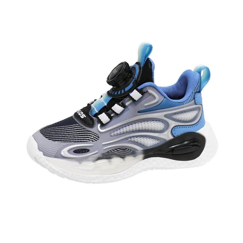 Kids Running Shoes Boys Girls Lightweight Breathable Hook-and-Loop Casual Sneakers Winter