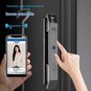 Smart Anti-theft Door Lock: 3D Face Recognition, Fingerprint, Password, Peephole, Remote Control