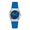 Женские часы Swatch IRONY MEDIUM BLUE PETAL PROMISE YLS235, Синий
