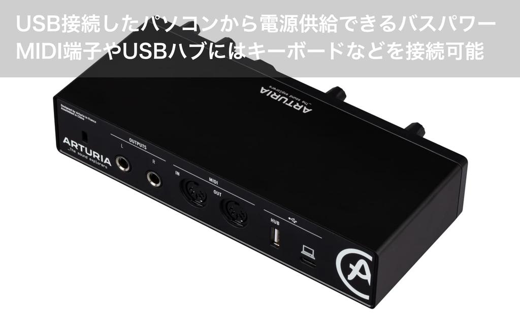 В комплект поставки входит программное обеспечение Arturia Music Production, двойной аудио-MIDI-интерфейс MiniFuse 2 Black &