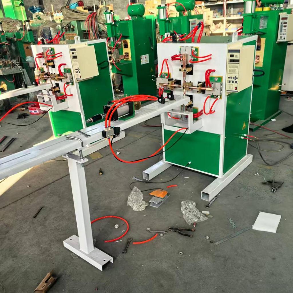 Square Tube Internal Seam Spot Welder - Four-Head & Lock Nut Functionality