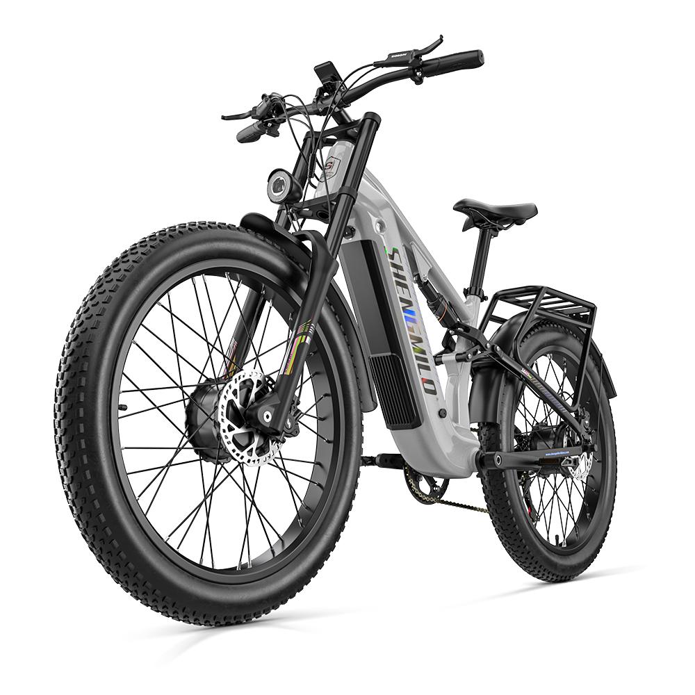 Shengmilo S600 Pro All-Terrain Electric Bicycle 48V25AH Battery 90KM Max Range 2*1000W Dual Motor 45KM/H Top Speed No ABE E-Bike