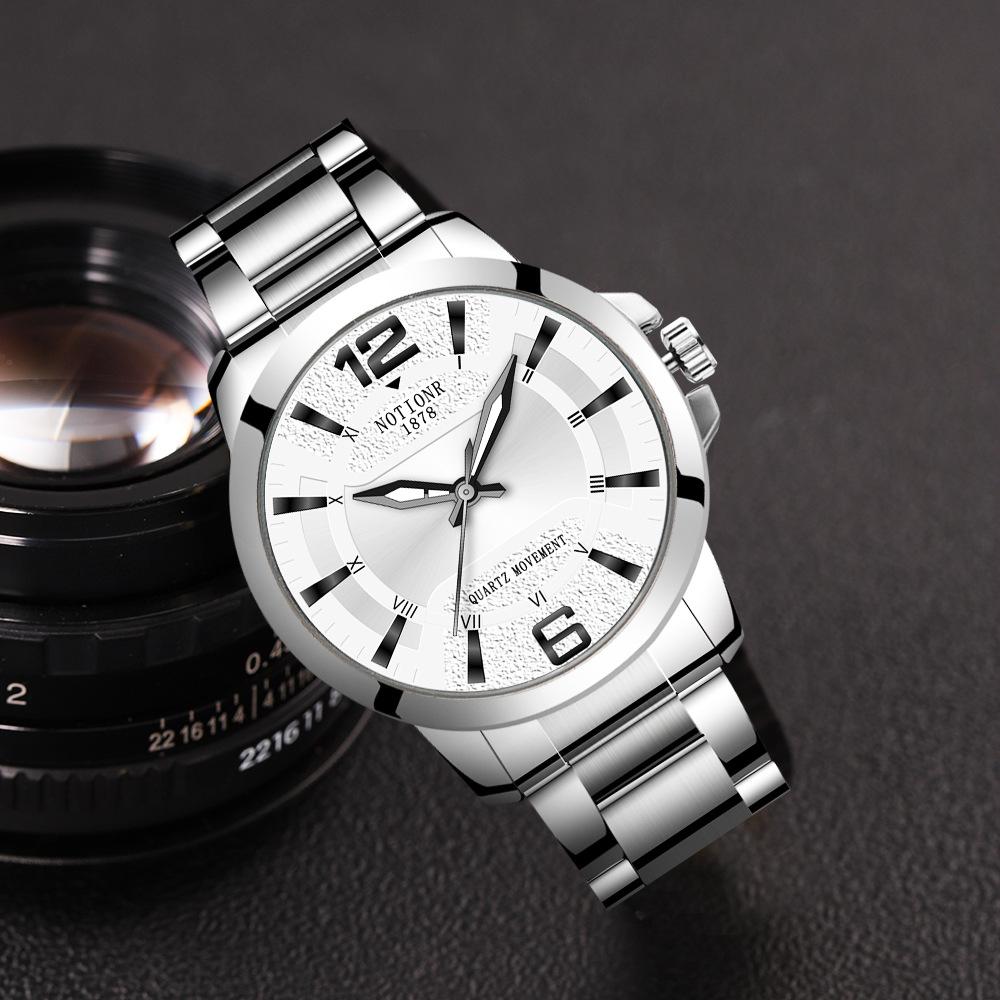 Luxury Fashion Men's Watch Simple Men's Watch Quartz Watch Stainless Steel Watch Casual Sports Men's watch