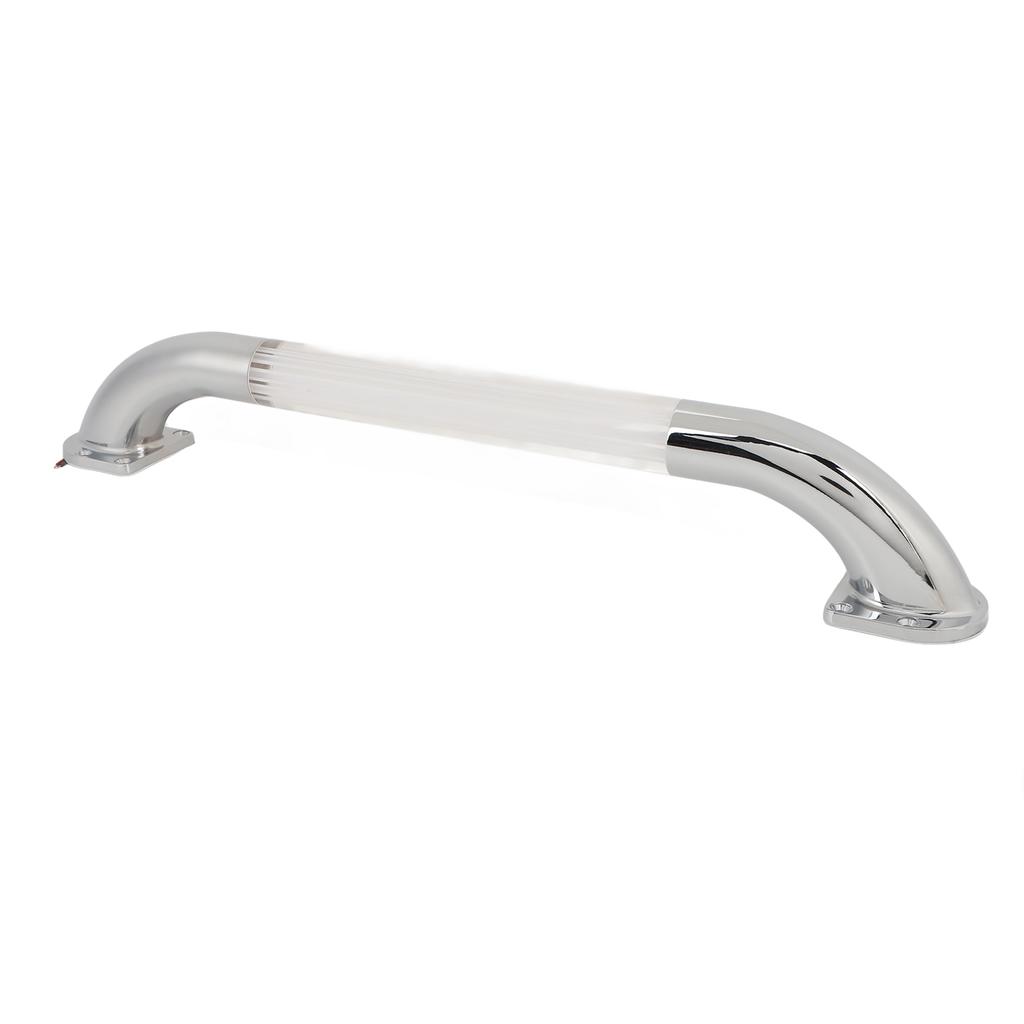 DC 12V RV Door Entry Grab Bar Handles Lighted Acrylic Grip Assist Handle for RV Camper Trailer Yacht 18inch