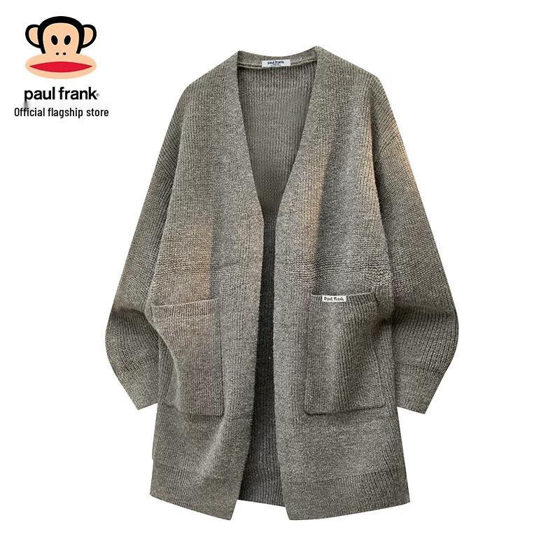 Paul Frank Men's Oversized V-Neck Knitted Cardigan