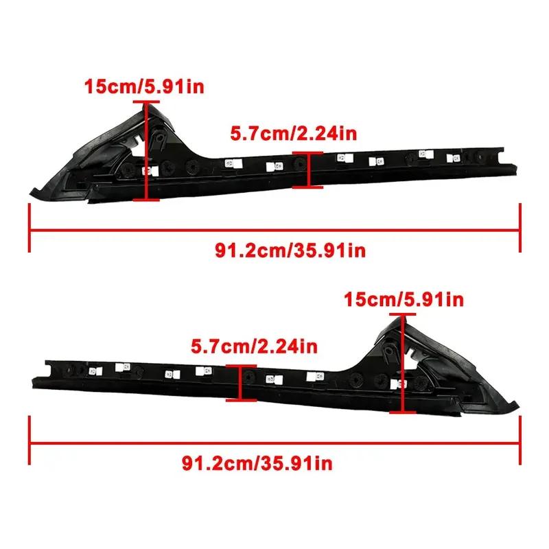 For Explorer 2011-2019 Windshield Side Molding A-Pillar Trim Mount Brackets