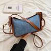 Сумка подмышкой в стиле ретро контрастного цвета, новая универсальная роскошная сумка через плечо большой емкости, элегантные женские сумки для поездок на работу, тренд