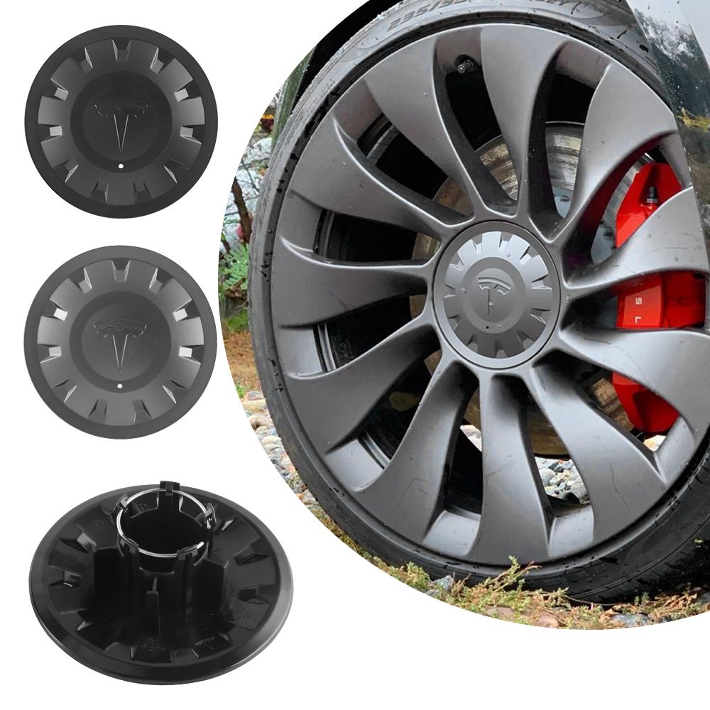 4PCS For Tesla Model Y Replacement Wheel Rim Cover 21-Inch Car Wheel Center Cover Auto Hub Caps Original Covers Logo Accessories