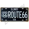 Винтажный Металлический Жестяной Знак Route 66 Машины Декор для Бара, Клуба, Шиномонтажа