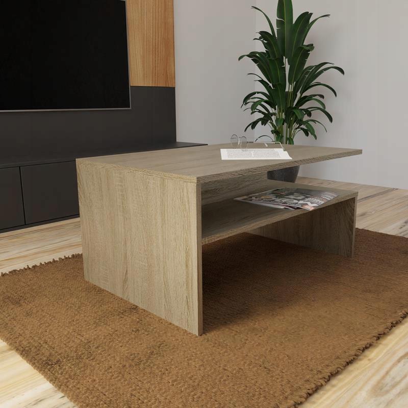 Boston Ex3 Sonoma Coffee Table, 18Mm Board, With Shelf