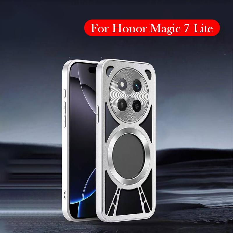 Магнитный чехол для Honor Magic 7 Lite с рассеиванием тепла, задняя крышка-оболочка