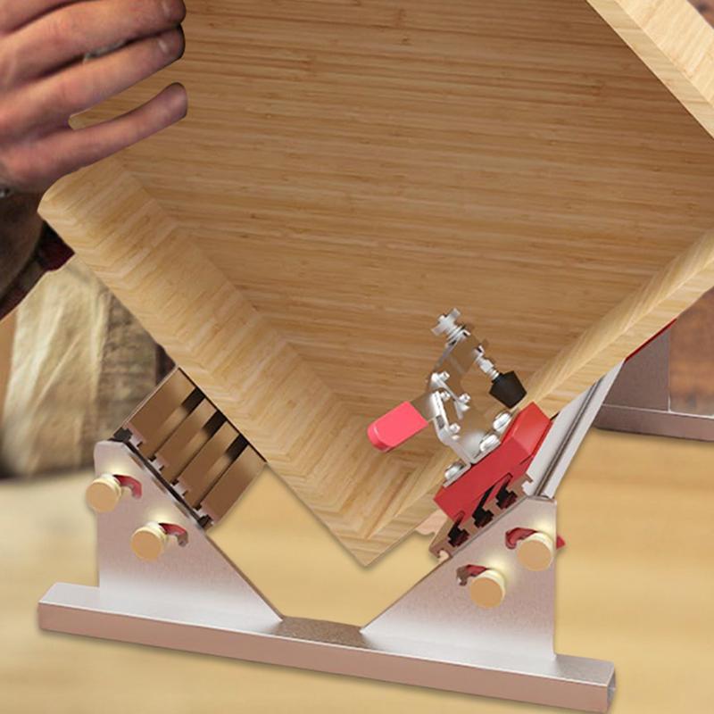 Инструмент для фурнитуры ящиков Столярный стол Пила Циркулярная Позиционер С 4 Ограничителями Гибкая Регулировка Высоты Зажим для Ящика Позиционер Разных Размеров