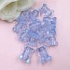 25pcs 17*22mm Fashion Acrylic Clear Crystal Bear Beads Necklace Bracelet Jewelry Material Key Chain Accessories