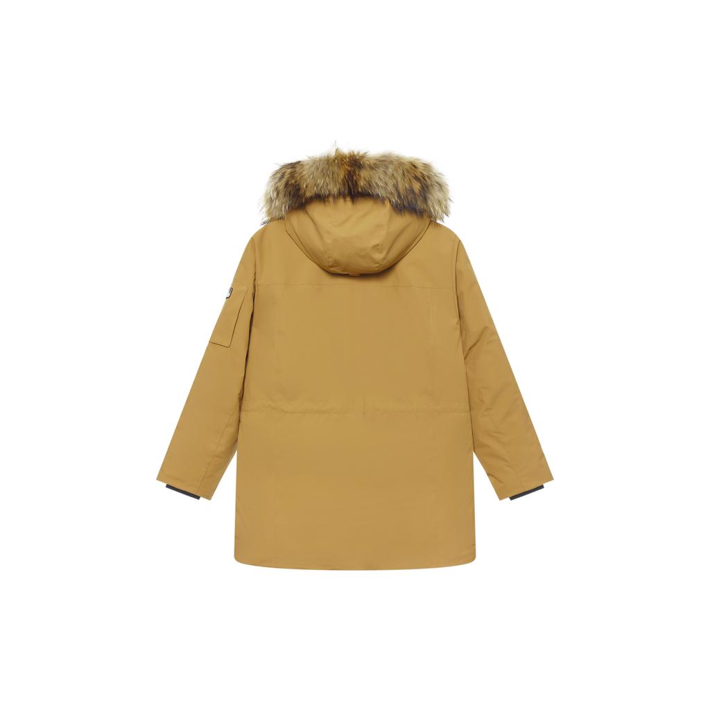 Новый пуховик MLB Boston Red Sox Basic Collection FW24 Унисекс Верблюжий 3ADJB1346-43CAS