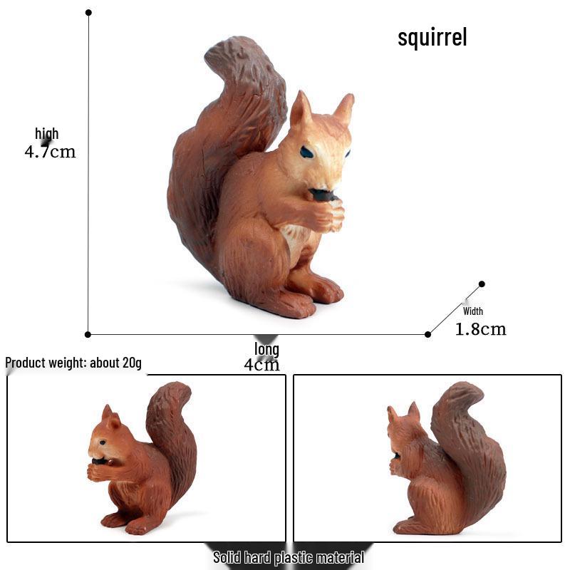 Children's Cognitive Rodent Simulation Toy: Chipmunk, Marmot, Squirrel, Guinea Pig Models