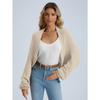 Women's Autumn and Winter Wool Sunscreen Cardigan Long-sleeved Knitted Jumper