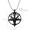 Модные ювелирные изделия, винтажные очаровательные женские и мужские пентаграммы, Пан, Бог, Череп, голова козла, кулон-цепочка, ожерелья