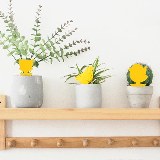 30шт липкие ловушки водонепроницаемые прочные клеевые полипропиленовые двухсторонние мухоловки для сада