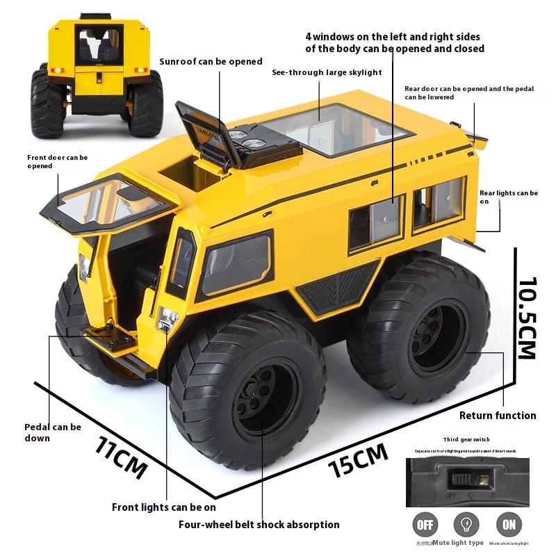 New1:24 Shep All Terrain Off-Road Vehicle Alloy Metal Die-cast Car Model Sound and Light Collection Hobby Decoration Gift
