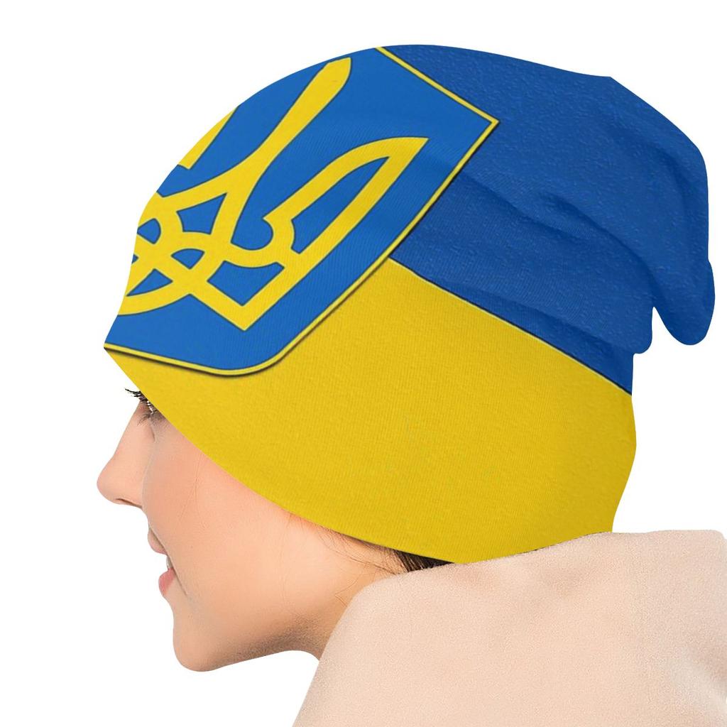 Теплый капот с флагом Украины, повседневные велосипедные шапочки, защитные женские шапки унисекс