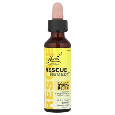 Оригинальное Цветочное Средство, Rescue Remedy, Натуральное Средство от Стресса, 20 мл (0,7 жидких унций)
