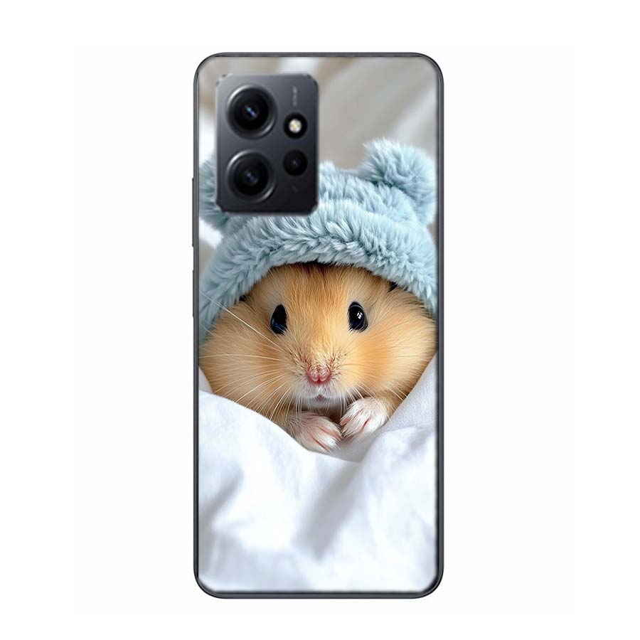 Hamsters With Hats Have Ears Phone Case For Redmi 12 13C 12C 15C 9 10 10C Note 13 Pro Plus 14 15 Pro 9T 9C 9A TPU Soft Cover Cle