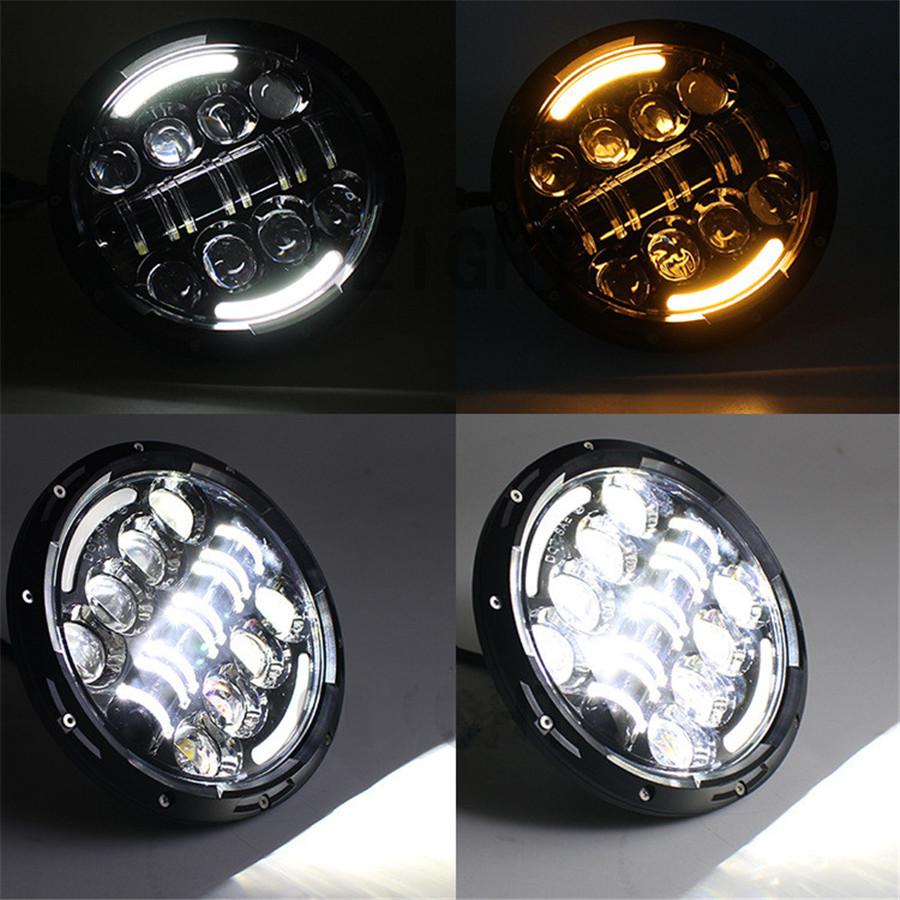 ПРОСТАЯ УСТАНОВКА PLUG AND PLAY - Эта 7-дюймовая фара прямого подключения с 3-контактным разъемом на фаре(H4). Поставляется с адаптером H4/H13.