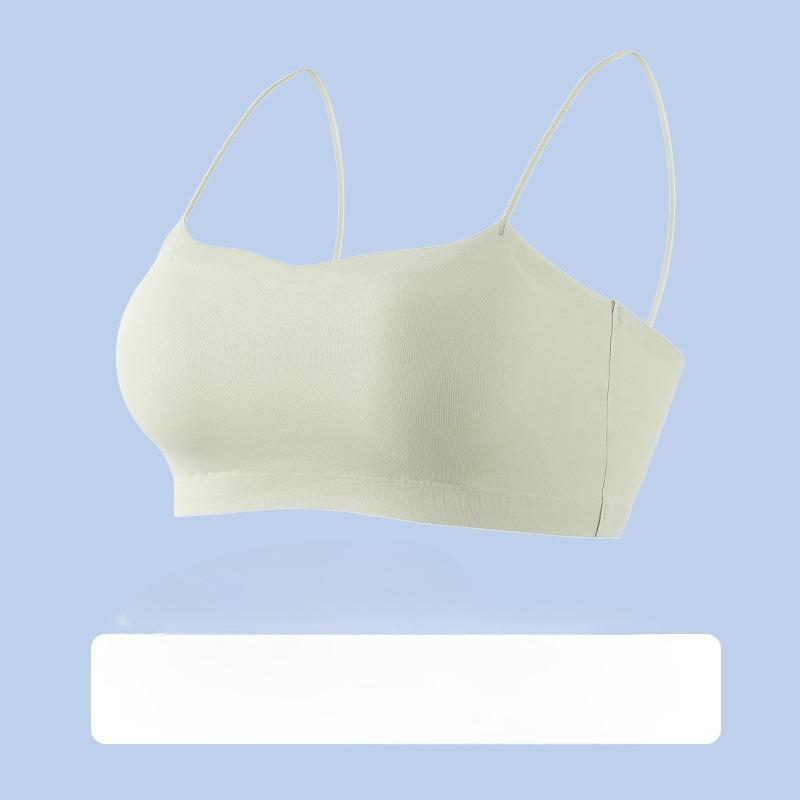 Female Spring and Summer Thin Shoulder Belt Anti Light Ice Silk Invisible No Trace Slings On The Bra