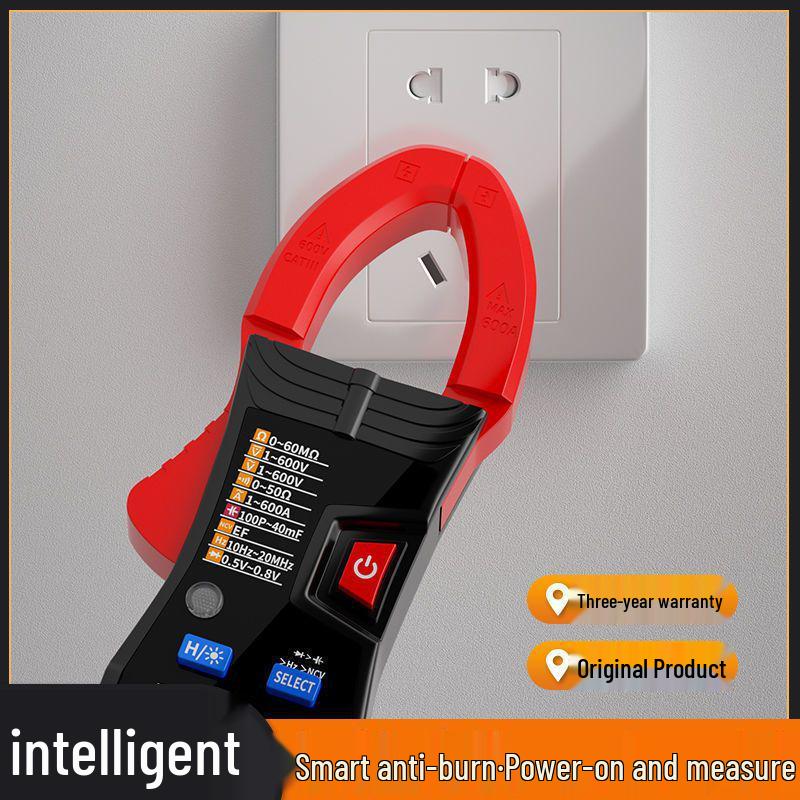 High-Precision Digital Clamp Meter – Automatic Intelligent Multimeter for Electricians