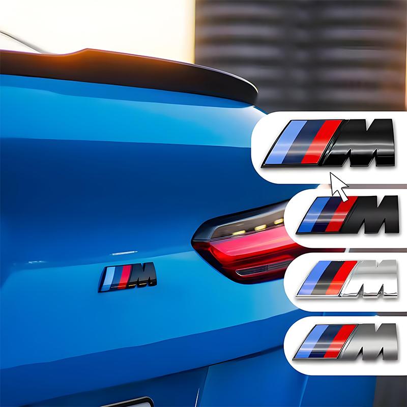 3D ABS M Logo Car Fender Badge Trunk Sticker Accessories For BMW M Emblem E46 E36 E34 F10 E90 F30 E60 F30 E53 E30 E92 E87 OF8