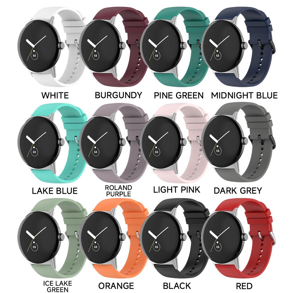 Силиконовый Ремешок Для Google Pixel Watch 4/3/2/1 41мм Спортивный Ремешок Для Pixel Watch 4/3 45мм Умных Часов Эластичный Браслет Аксессуары