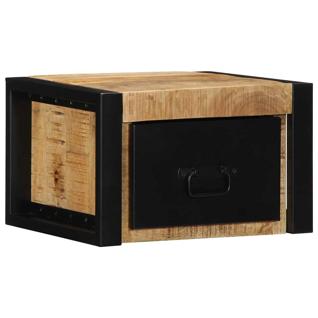 Nightstands 2 pcs 40 x 35 x 25 cm Rough Solid Mango Wood