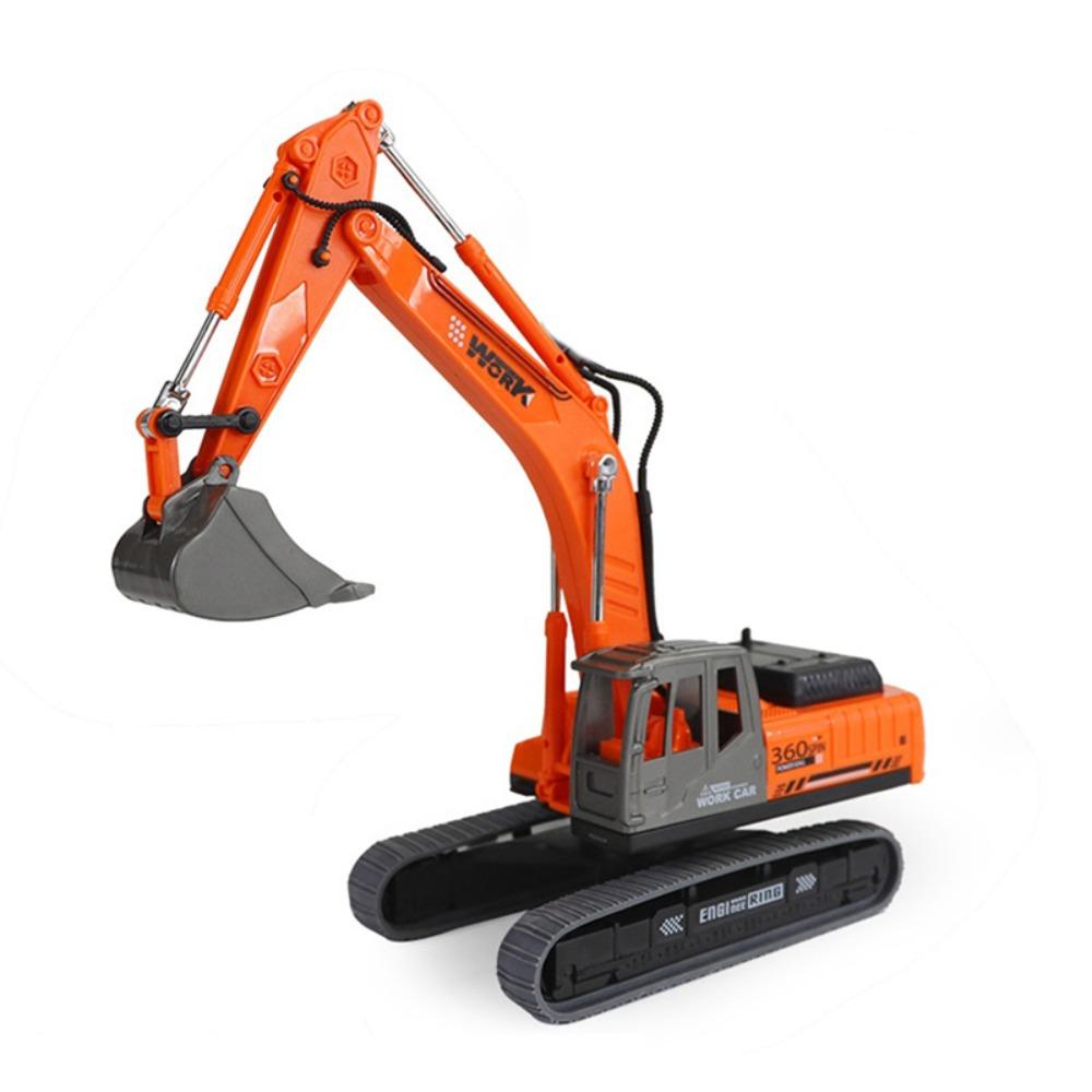 Flexible Joints Excavator Model Toy Rotatable Construction Vehicle Model  Collection